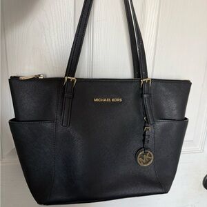 Michael Kors Black Saffiano Leather Tote